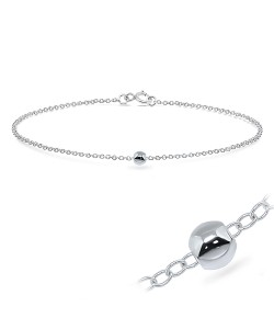 Tiny Ball Silver Bracelet BRS-451